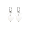 Fashionable ceramic heart earrings EY6632-1