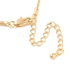 Brass Column Link Chain Necklaces for Women NJEW-Q344-07G-3