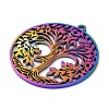 304 Stainless Steel Pendants STAS-R116-08RC-2