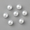 No Hole ABS Plastic Imitation Pearl Round Beads MACR-F033-4mm-24-2