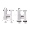 Tarnish Resistant 304 Stainless Steel Charms STAS-H112-H-P-1