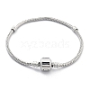 Brass Snake Chain Link Bracelets for Men Women BJEW-G736-06P-4