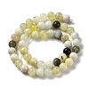 Natural New Jade Beads Strands G-F591-16-8MM-3