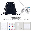 Heart 316 Stainless Steel Pendant Necklaces DIY-WH20065-004-6