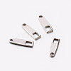201 Stainless Steel Chain Tabs STAS-E081-02-1