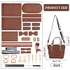 DIY Women's PU Leather Shoulder Tote Bag Kits DIY-WH0495-04B-2