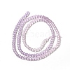 Transparent Gradient Color Glass Beads Strands GLAA-H021-01B-26-4