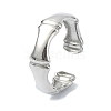 304 Stainless Steel Open Cuff Rings RJEW-M019-37P-1