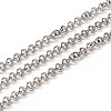 Tarnish Resistant 304 Stainless Steel Rolo Chains CHS-E016-02D-P-1