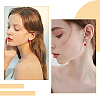 HOBBIESAY 5 Pair Natural Pearl Round Stud Earrings Findings KK-HY0001-79-7
