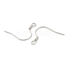 Tarnish Resistant 316 Surgical Stainless Steel Earring Hooks STAS-M288-05P-2