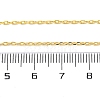 Brass Cable Chains Necklace for Women NJEW-P265-42G-3