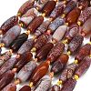 Dyed & Heated Natural Fire Crackle Agate Beads Strands GG-CBAB9C6-A01-01-2