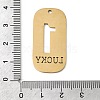 304 Stainless Steel Pendants STAS-D200-02B-G-3