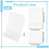 Acrylic Slant Back Postcard Display Stands ODIS-WH0078-86C-2