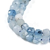 Natural Devil Blue Aquamarine Beads Strands G-F717-16C-3