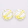 Transparent Acrylic Beads TACR-S154-09A-81-2