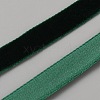 50 Yards Polyester Single Face Velvet Ribbon OCOR-WH0082-161D-1