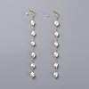 Natural Cultured Freshwater Pearl Dangle Earrings EJEW-JE03827-01-1