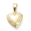 Brass Locket Pendants LS-KK-P199-15G-2