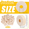 Unfinished Wood Discs WOOD-WH0022-23-2