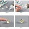 Flatback Glass Cabochons for DIY Projects GGLA-PH0005-12mm-06D-6