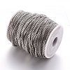 Tarnish Resistant 304 Stainless Steel Twisted Chains Curb Chain CHS-R001-1.0mm-3