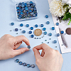104Pcs 26 Styles Electroplated Glass Beads GLAA-PH0003-97A-3