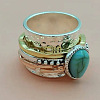 Alloy and Resin Finger Rings FS-WGDE678-06-2