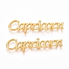 Golden Plated Alloy Cabochons PALLOY-WH0068-08F-2