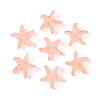 Frosted Glass Beads FGLA-T005-01H-1