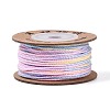 30M Segment Dyed Macrame Cotton Cord OCOR-T018-01L-1