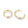 Ion Plating(IP) 304 Stainless Steel Hoop Earrings EJEW-P177-G-07-1