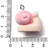 Flocky Animal Resin Pendants FIND-S001-03H-3