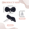 42Pcs Alloy Stud Earring Findings EJEW-ME0001-30A-2