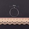 Brass Wine Glass Charm Rings Hoop Earrings KK-PH0028-01S-3