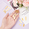 24Pcs 2 Style Brass Pendants KK-BC0011-75-3