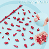   120pcs ABS Plastic Imitation Pearl MACR-PH0001-70-4