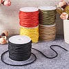  Jewelry 5 Rolls 5 Colors Braided Nylon Thread NWIR-PJ0001-01-14