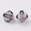 Faceted Bicone Transparent Acrylic Beads LS-DBB4mm-60-2