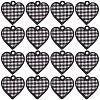 16Pcs Spary Painted Alloy Polyester Pendants FIND-SC0016-85-1