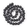 Natural Lava Rock Beads Strands X-G434-1A-4