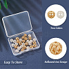  30Pcs 6 Style Brass Beads KK-TA0001-24-5