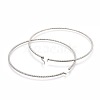 Tarnish Resistant 304 Stainless Steel Big Hoop Earrings EJEW-F188-24P-F-2