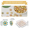 Cheriswelry 260Pcs 13 Style CCB Plastic with Rhinestones Cabochons FIND-CW0001-10-13