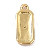 Brass Micro Pave Cubic Zirconia Charms ZIRC-I054-12G-02-3