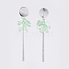 Transparent Acrylic Dangle Earring EJEW-JE03610-03-2