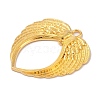 Tibetan Style Alloy Wing Large Pendants TIBEP-S100-G-RS-2