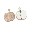 Alloy Enamel Pendants PJ-TAC0001-10KCG-1