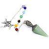 Natural Aventurine Cone Dowsing Pendulum Big Pendants PW-WG045A2-03-1